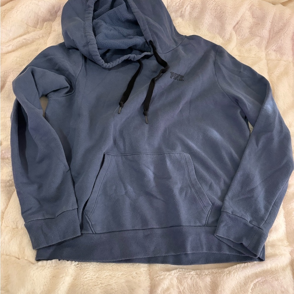 pink hoodie